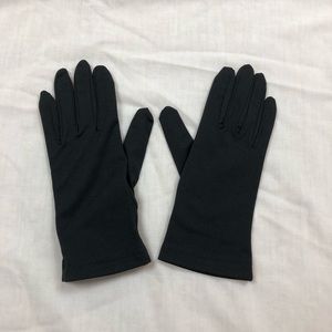Carolina Amato Black Short Gloves